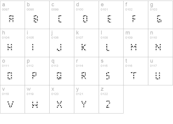 pills are good lowercase a-z preview