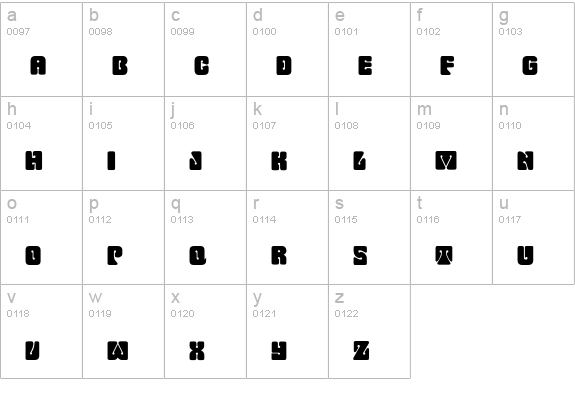Pinnoccio-Normal lowercase a-z preview