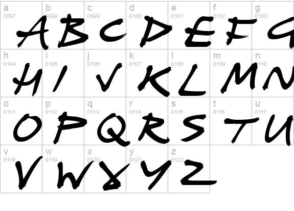 Pirate Plunder
 lowercase a-z preview