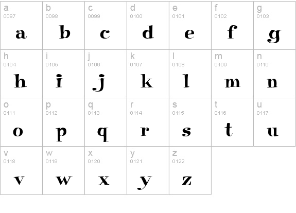 Pixie Regular lowercase a-z preview