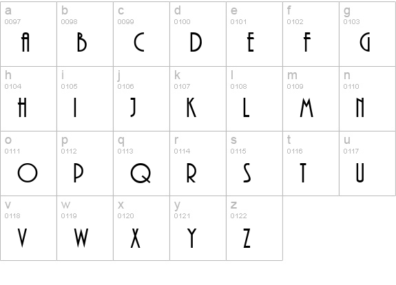 PlainDB Normal lowercase a-z preview