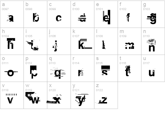 Planned Obsolescence lowercase a-z preview
