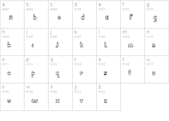 plasma poodle Normal lowercase a-z preview