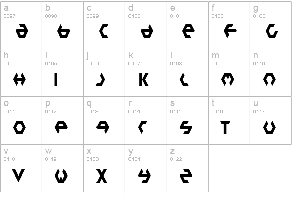 Plastic Bag lowercase a-z preview