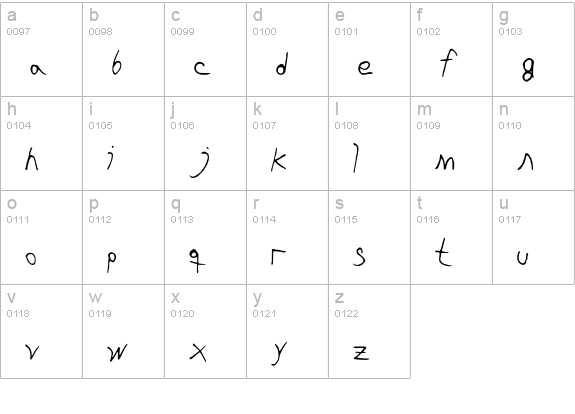 Please Dont Leave NBP lowercase a-z preview