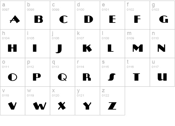 Plug Nickel NF lowercase a-z preview