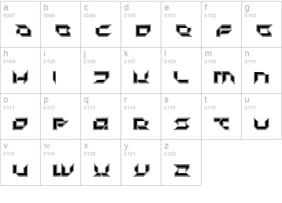 Pluranon Pro lowercase a-z preview