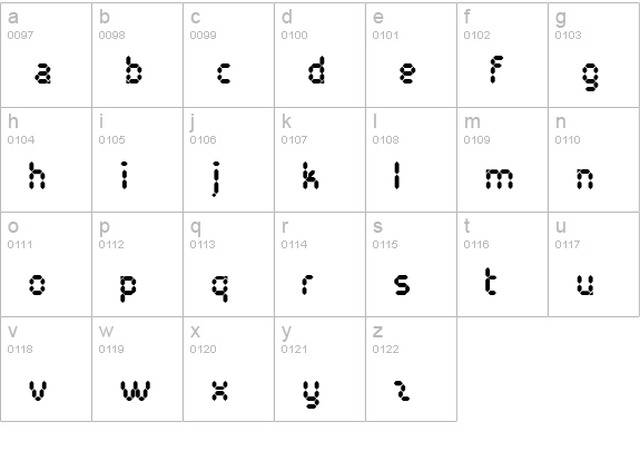 Pocket Calculator lowercase a-z preview