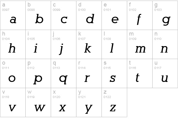 Pogo SSi Bold Italic lowercase a-z preview