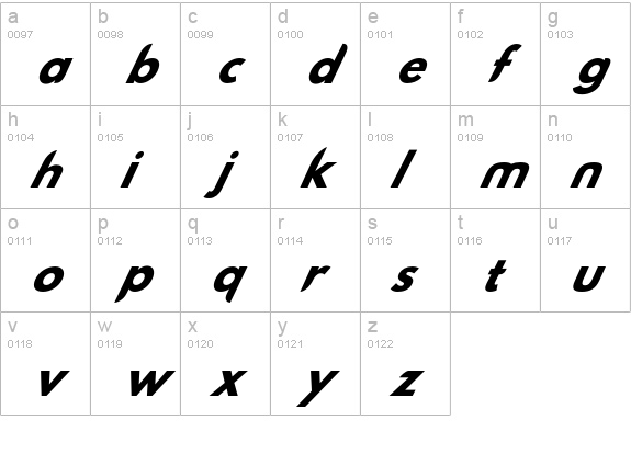 Poland Can Into Car Fixings lowercase a-z preview