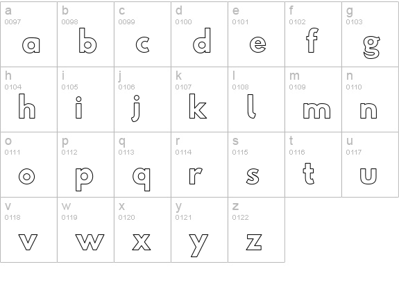 Poland Can Into Glass Makings lowercase a-z preview