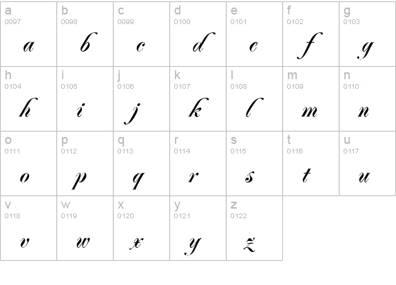 Poppl-Residenz (R) Regular lowercase a-z preview