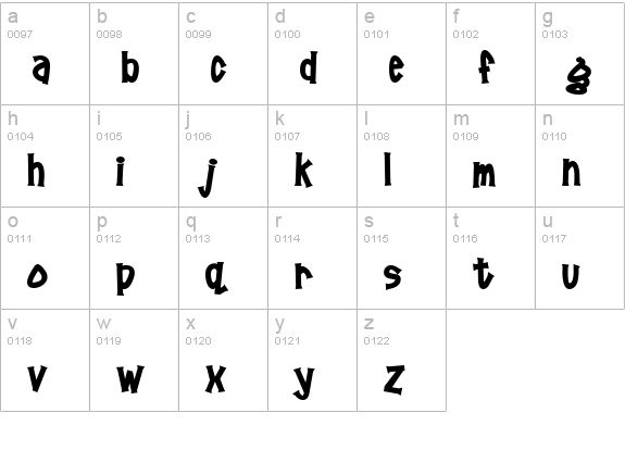 Pornhut lowercase a-z preview