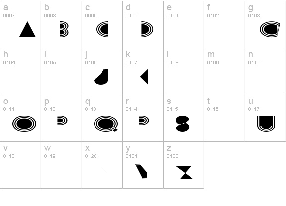 Prisma Ex lowercase a-z preview