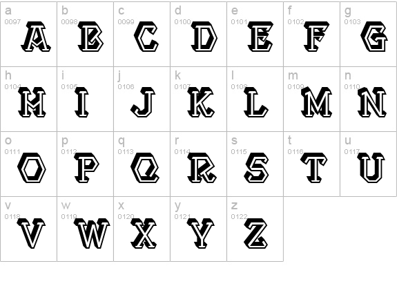 Project3000 lowercase a-z preview