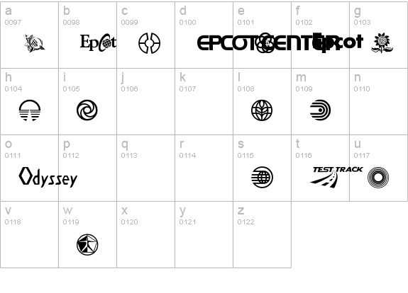Prototype Community lowercase a-z preview