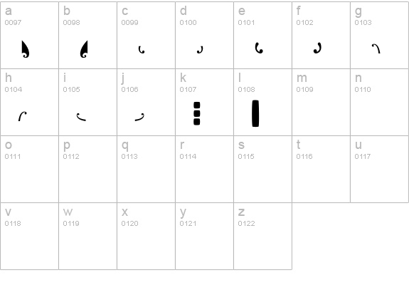 Psychedelic-FillmoreWest lowercase a-z preview