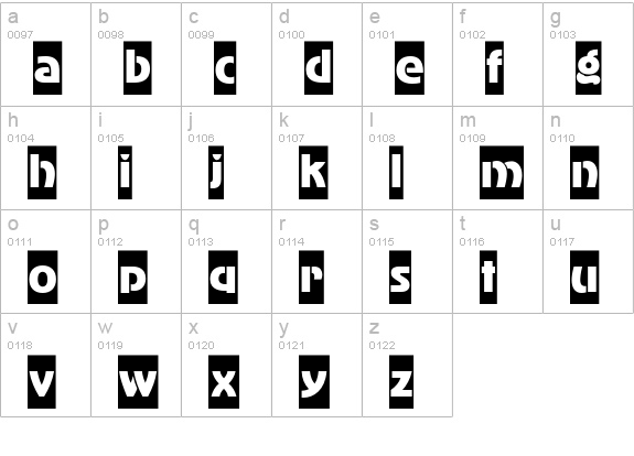 PT AdverGothicCameo Cyrillic lowercase a-z preview