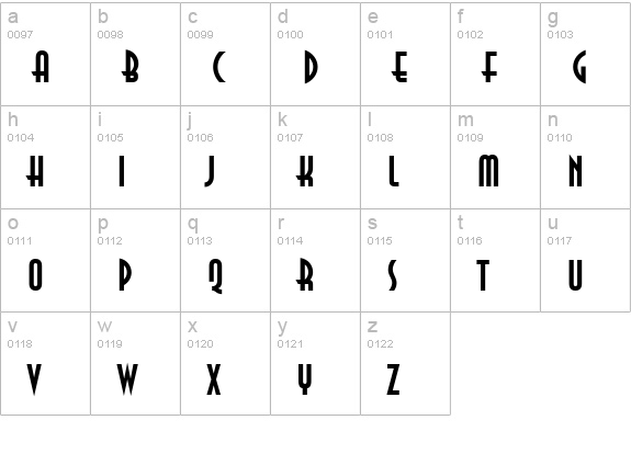 PT Anna Bold Cyrillic lowercase a-z preview