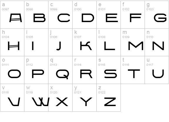 PT Babaev Cyrillic lowercase a-z preview