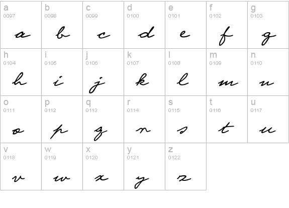 PT Script Ventus lowercase a-z preview