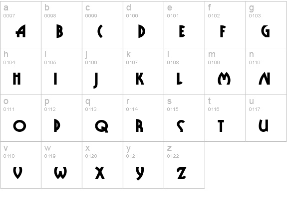Public Enemy NF lowercase a-z preview