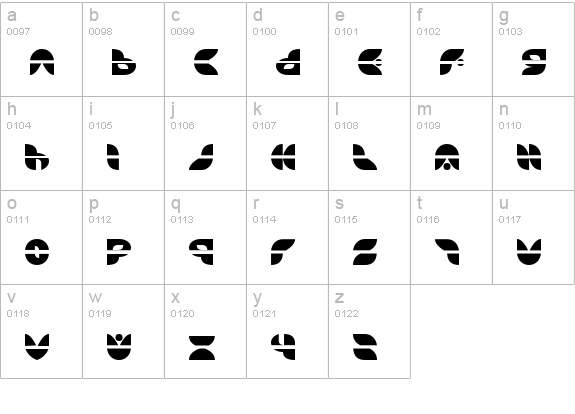 Puff Angel Laser lowercase a-z preview