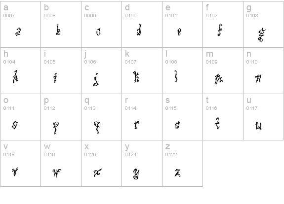 PulseState lowercase a-z preview