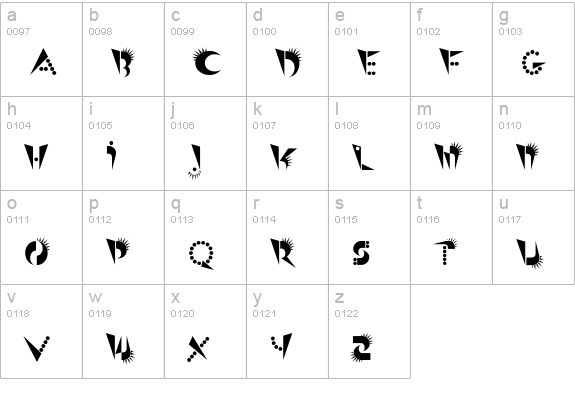 PunkerChicksinLeatherJackets lowercase a-z preview