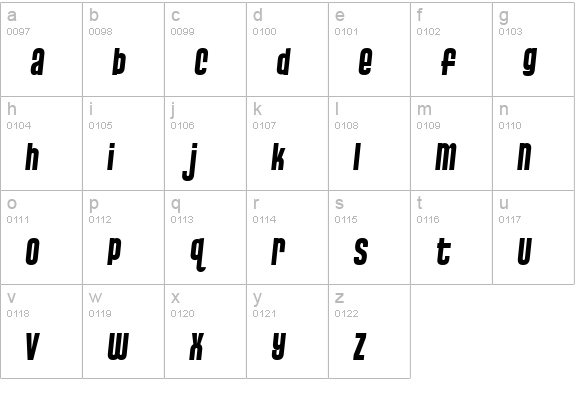 Pussycat Sassy lowercase a-z preview