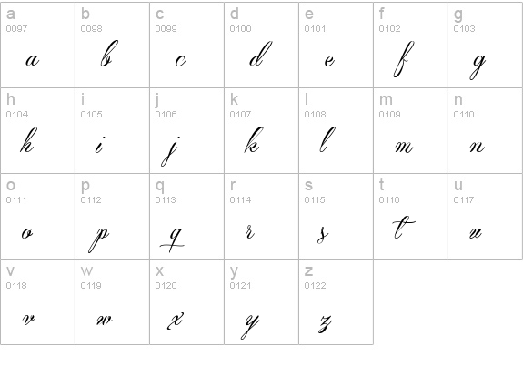 Qaskin Black Personal Use lowercase a-z preview