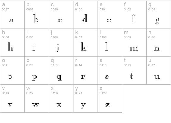 QTCaslanOpen Regular lowercase a-z preview