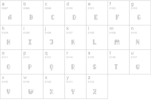 QuadChannelTwo lowercase a-z preview