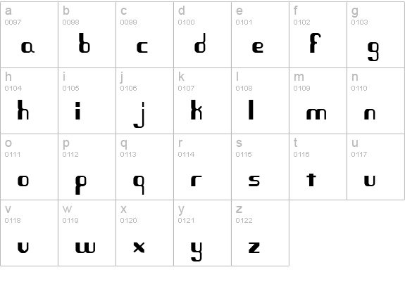 Quandary -BRK- lowercase a-z preview