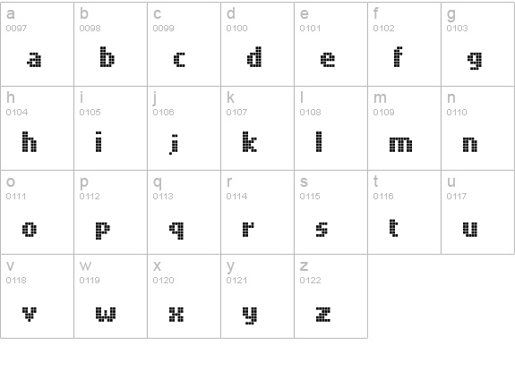 quant lowercase a-z preview