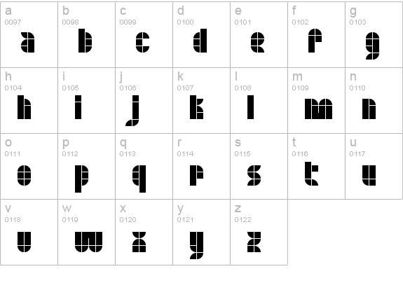 Quasoid Regular lowercase a-z preview