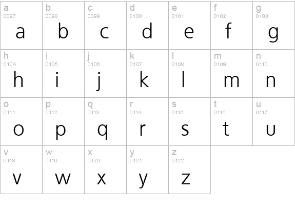 QuebecSerial-Light-Regular lowercase a-z preview