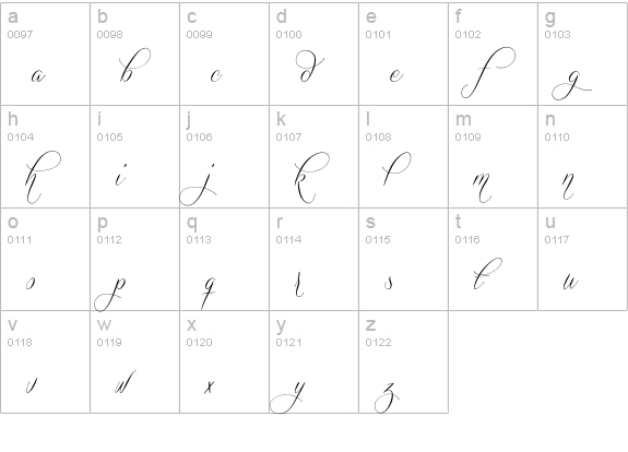 Quickier Demo lowercase a-z preview