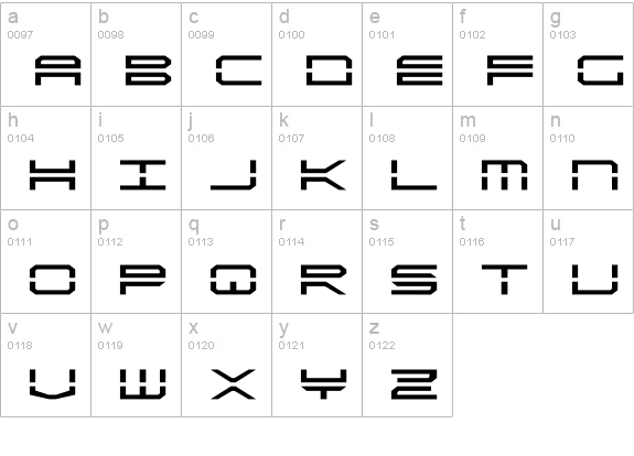 QuickStrike lowercase a-z preview