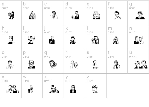 Quotidian lowercase a-z preview