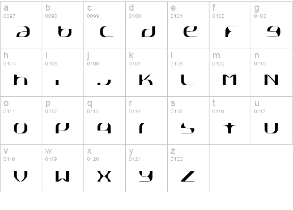 RÃ¥ttpick lowercase a-z preview