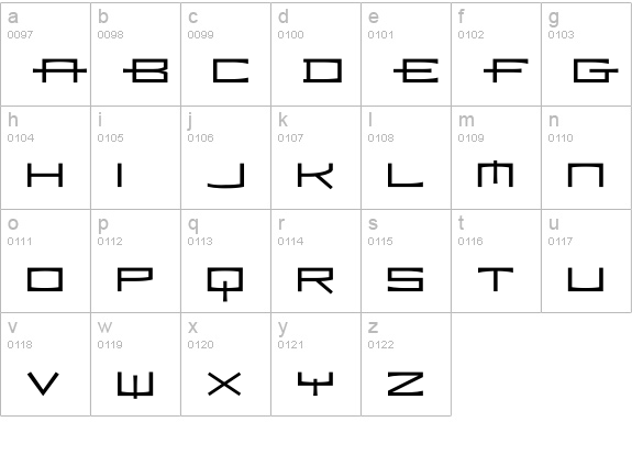 Ramiz-Regular lowercase a-z preview