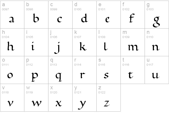 Ramsey Foundational - DGL Bold lowercase a-z preview
