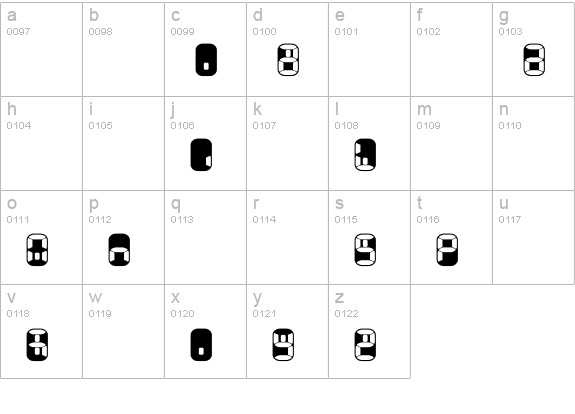Readout-TwoBackExpert lowercase a-z preview