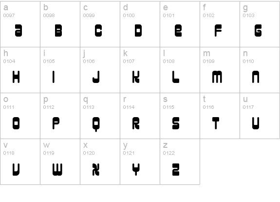 Reason BRK lowercase a-z preview