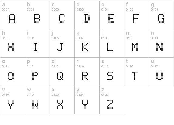 ReceiptDemo lowercase a-z preview