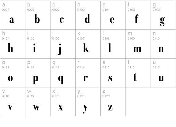 Recital SSi Bold lowercase a-z preview