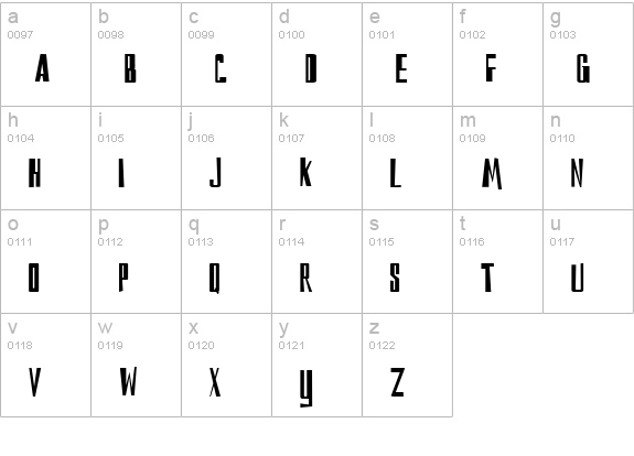 reckoning lowercase a-z preview