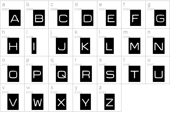 Recycle-Reverse lowercase a-z preview