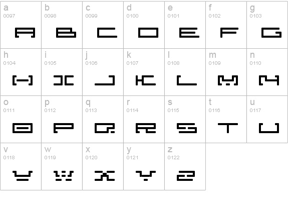 Reflux lowercase a-z preview